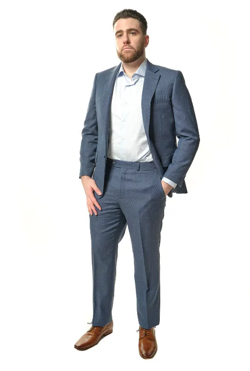 Classic Fit Blue Two Piece Suit B-20P6