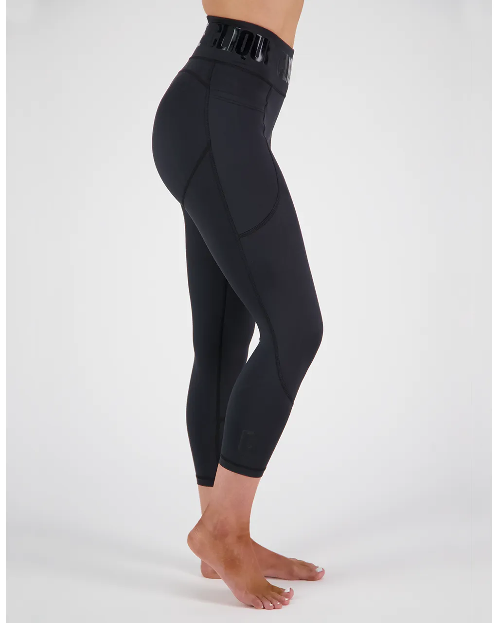 Clique Zone 7/8 Compression Tights - Stealth