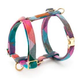 Color Pop Plaid Flannel Dog Harness