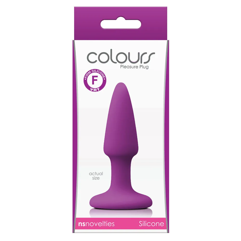 Colours Silicone Pleasure Anal Plug - Mini