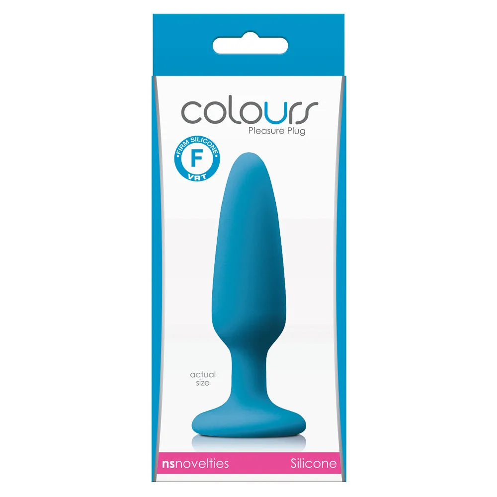 Colours Silicone Pleasure Anal Plug - Small