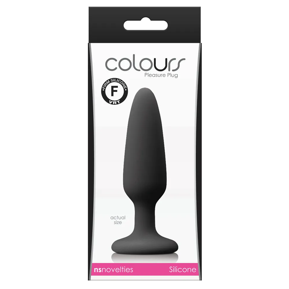 Colours Silicone Pleasure Anal Plug - Small