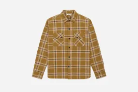 Crosscut Flannel ~ Coyote Slub Check