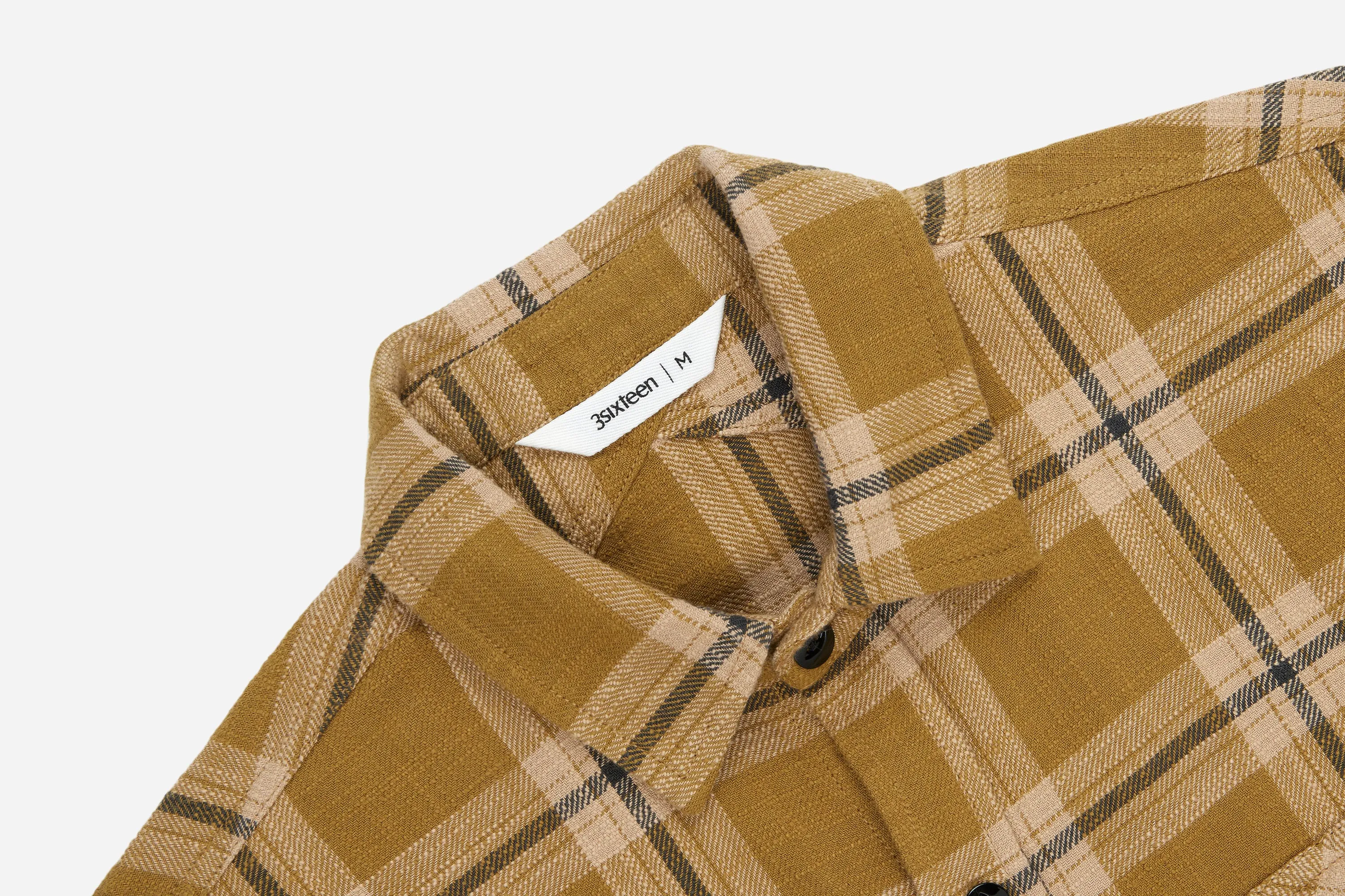 Crosscut Flannel ~ Coyote Slub Check