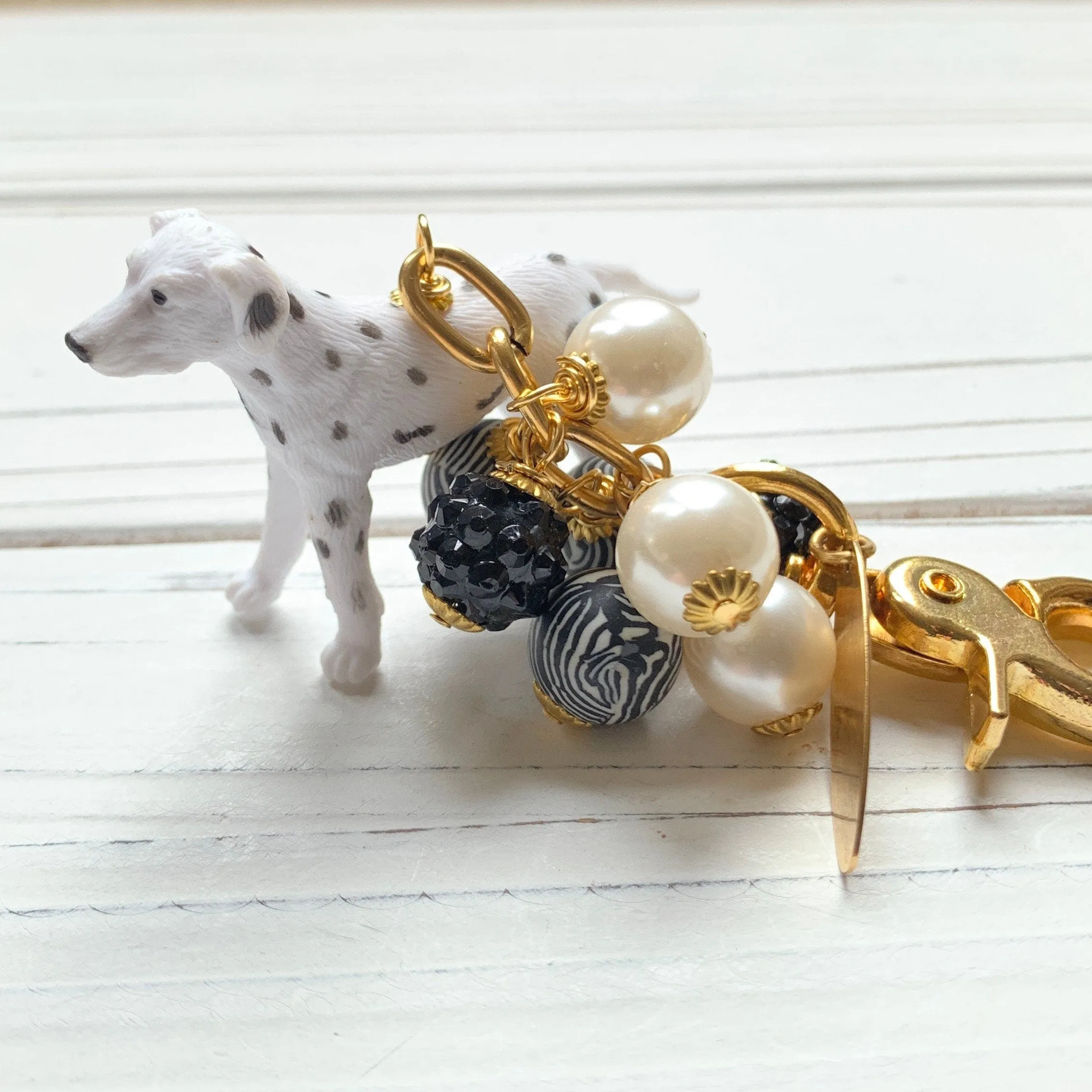 Dalmatian Purse Charm