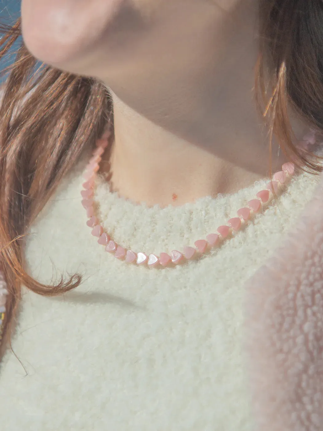 Delilah Necklace - Pink