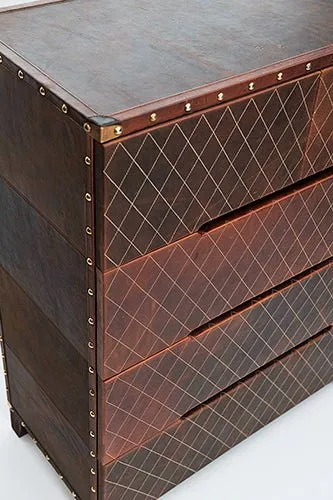 DYNASTY CHEST OF DRAWERS - LEATHER