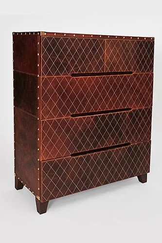 DYNASTY CHEST OF DRAWERS - LEATHER