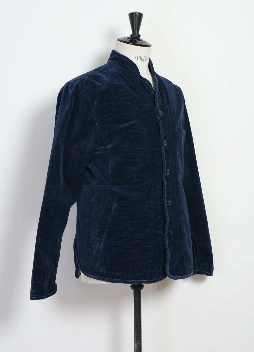 ERLING | Quilted Work Jacket | Velvet Indigo