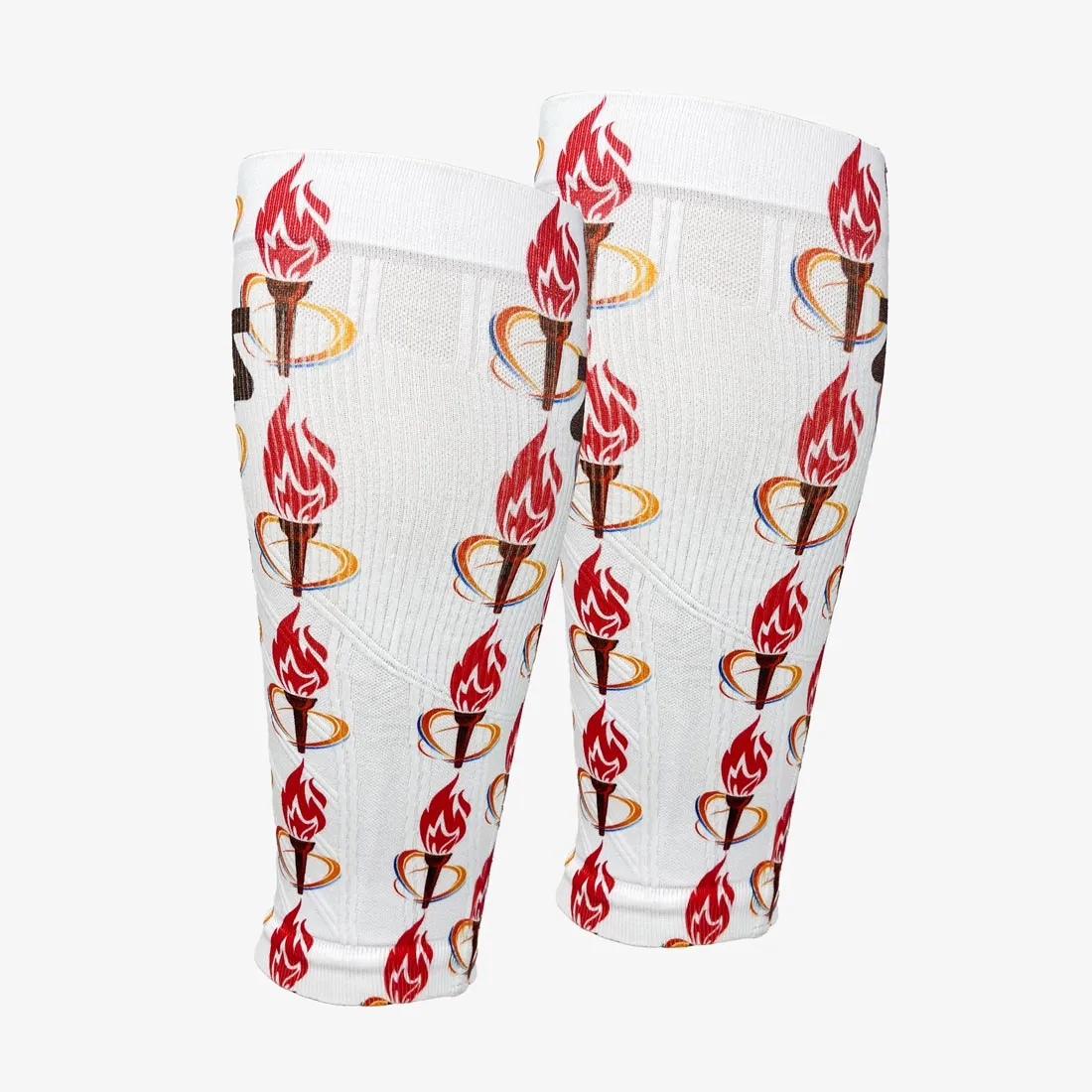 Flaming Torches Compression Leg Sleeves