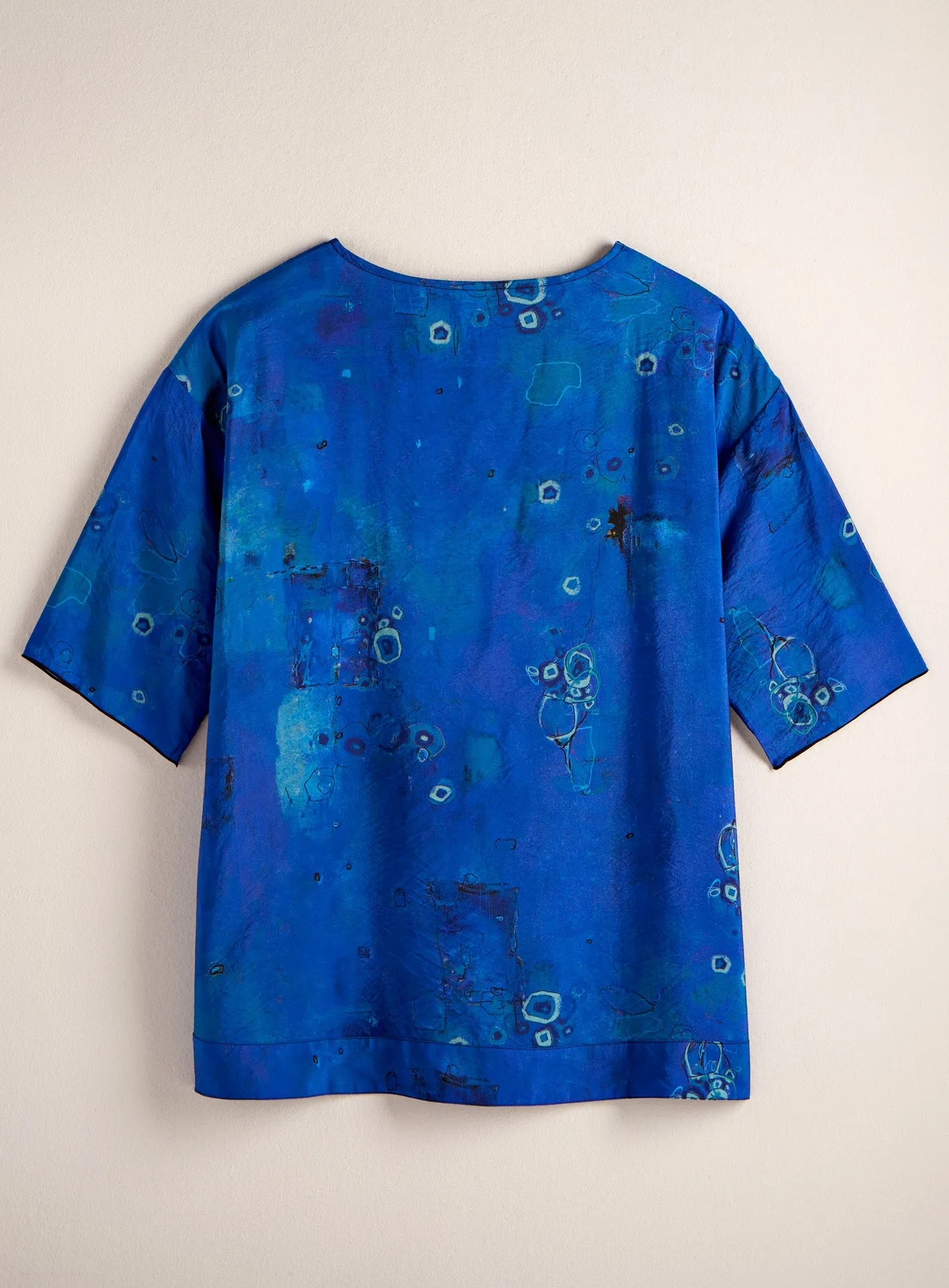 Flowing Blues Silky Top