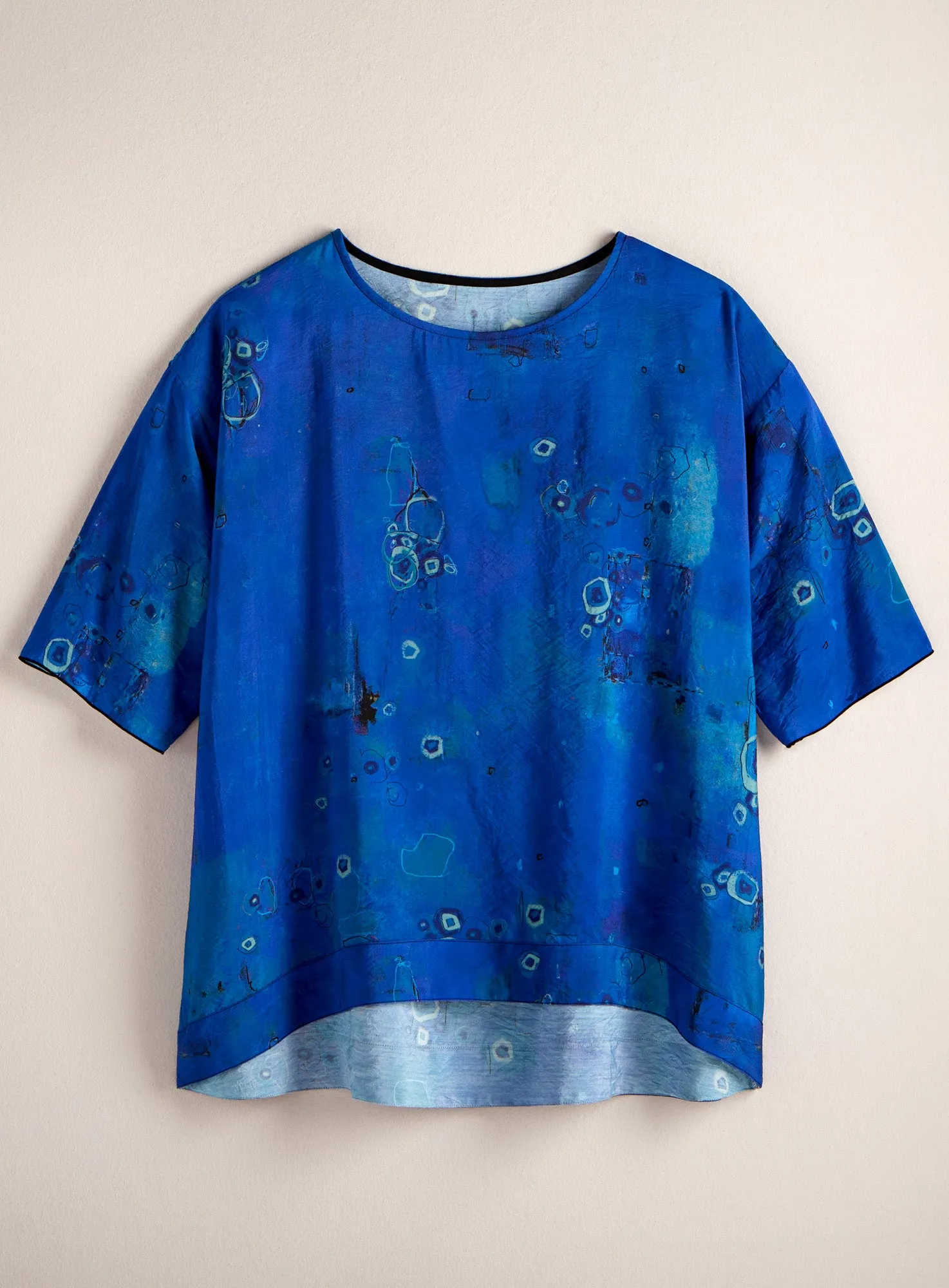 Flowing Blues Silky Top