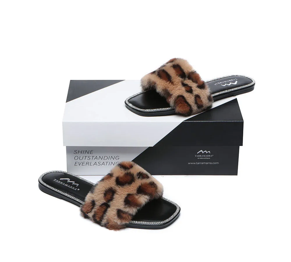 Fluffy Diamante Women Sandals