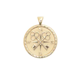 FOREVER JW Original Pendant Coin in Solid Gold