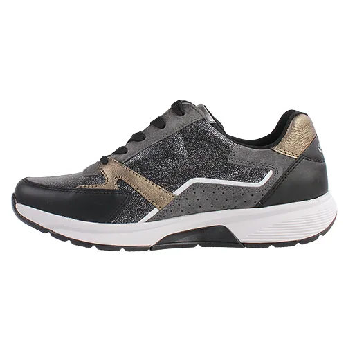 Gabor Ladies Rolling Soft Trainers 56-878 - Black Multi