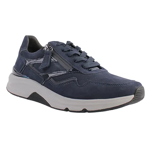 Gabor Ladies Rolling Soft Trainers - 56.896.46 - Navy