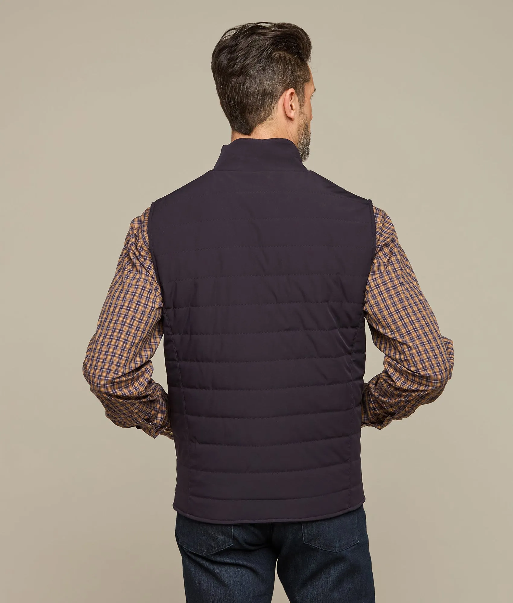 Gilroy Reversible Vest :: Navy