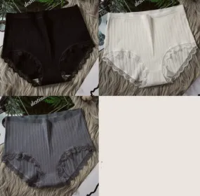 High Waist Breathable Cotton Underwear