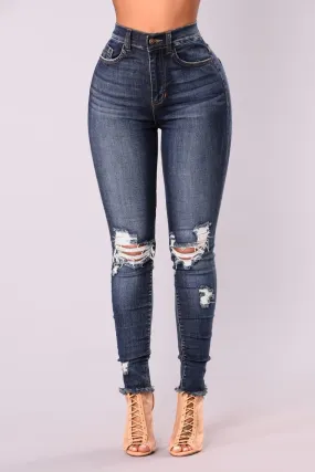 High Waist Ripped Jeans