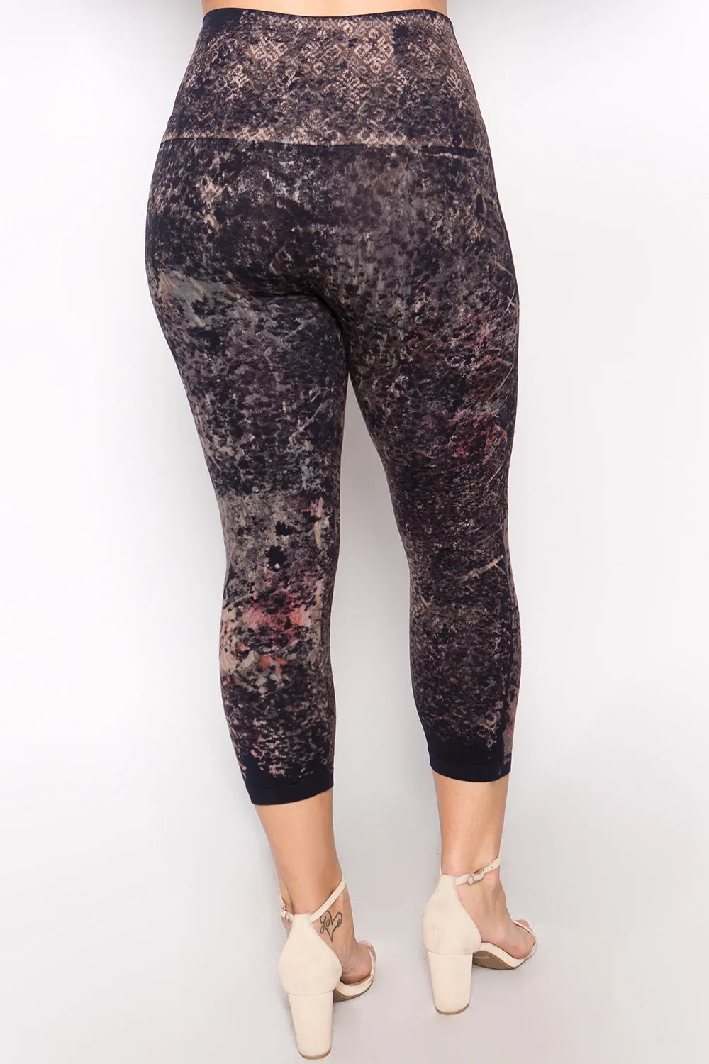 Ikat Floral Print Legging