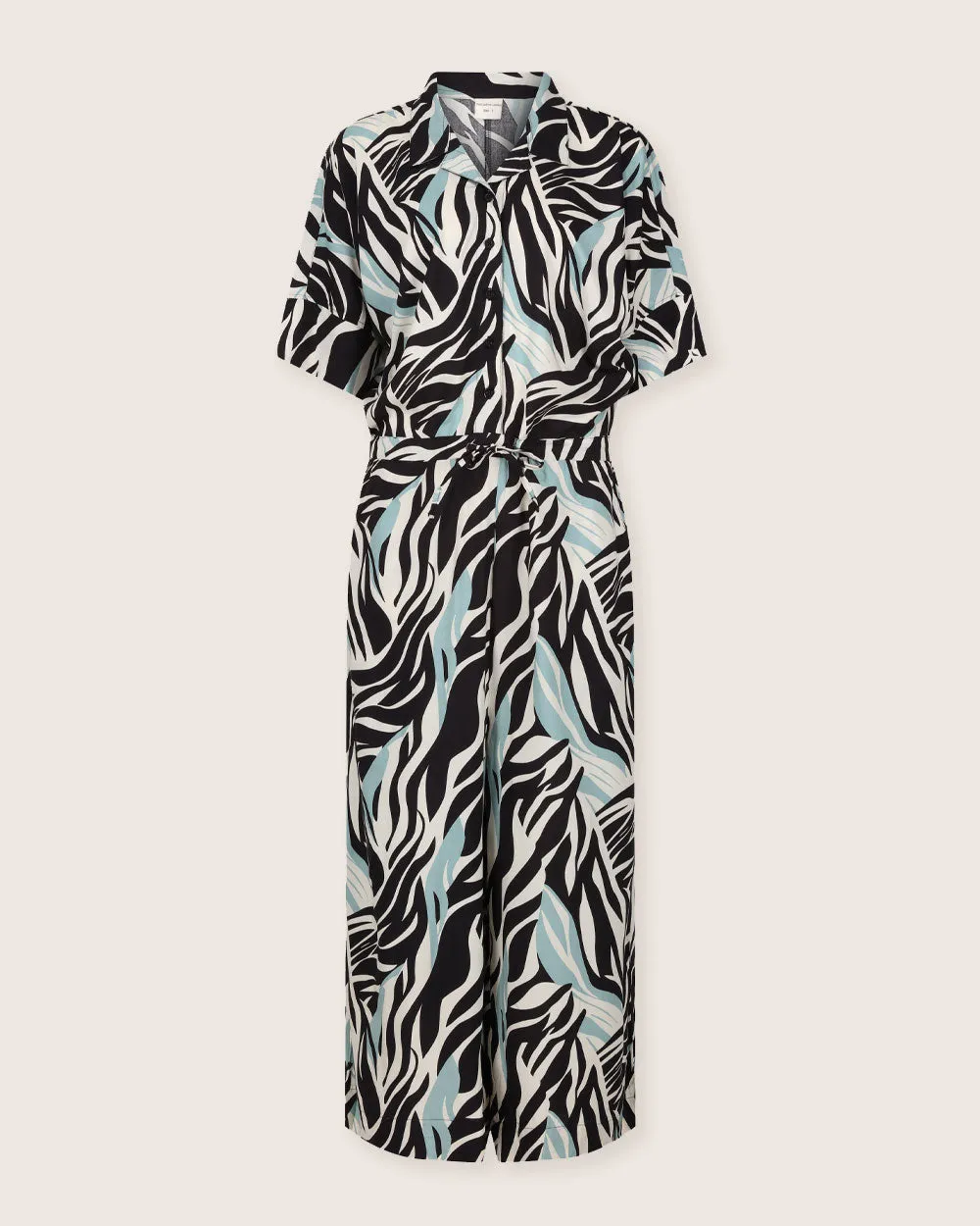 Iris Zebra Pop Viscose Jumpsuit