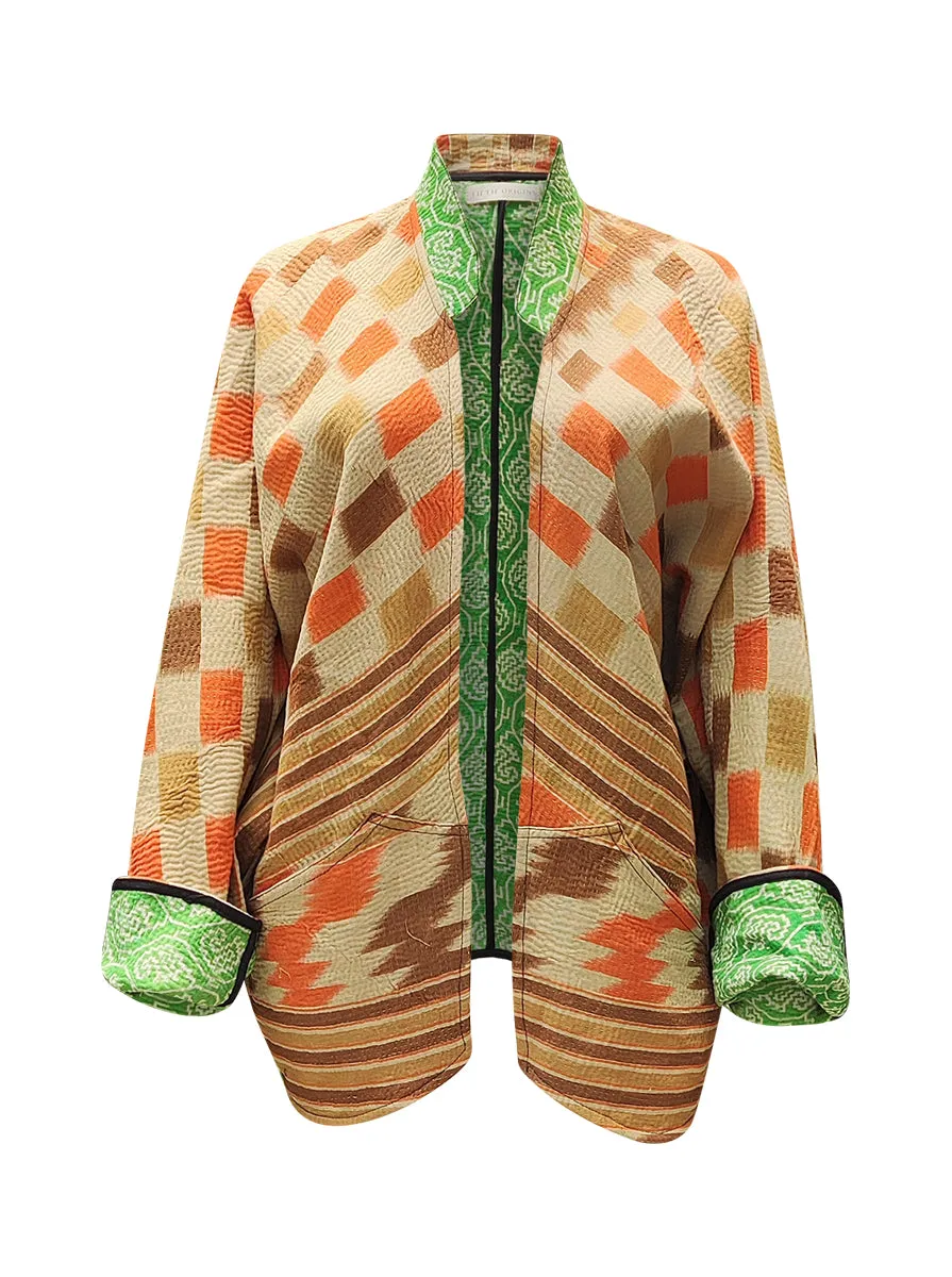 kantha vintage short jacket sarvajana