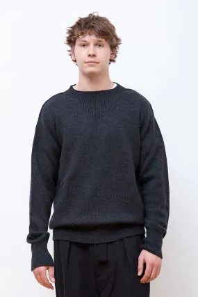 Knitted Sweatshirt Charcoal