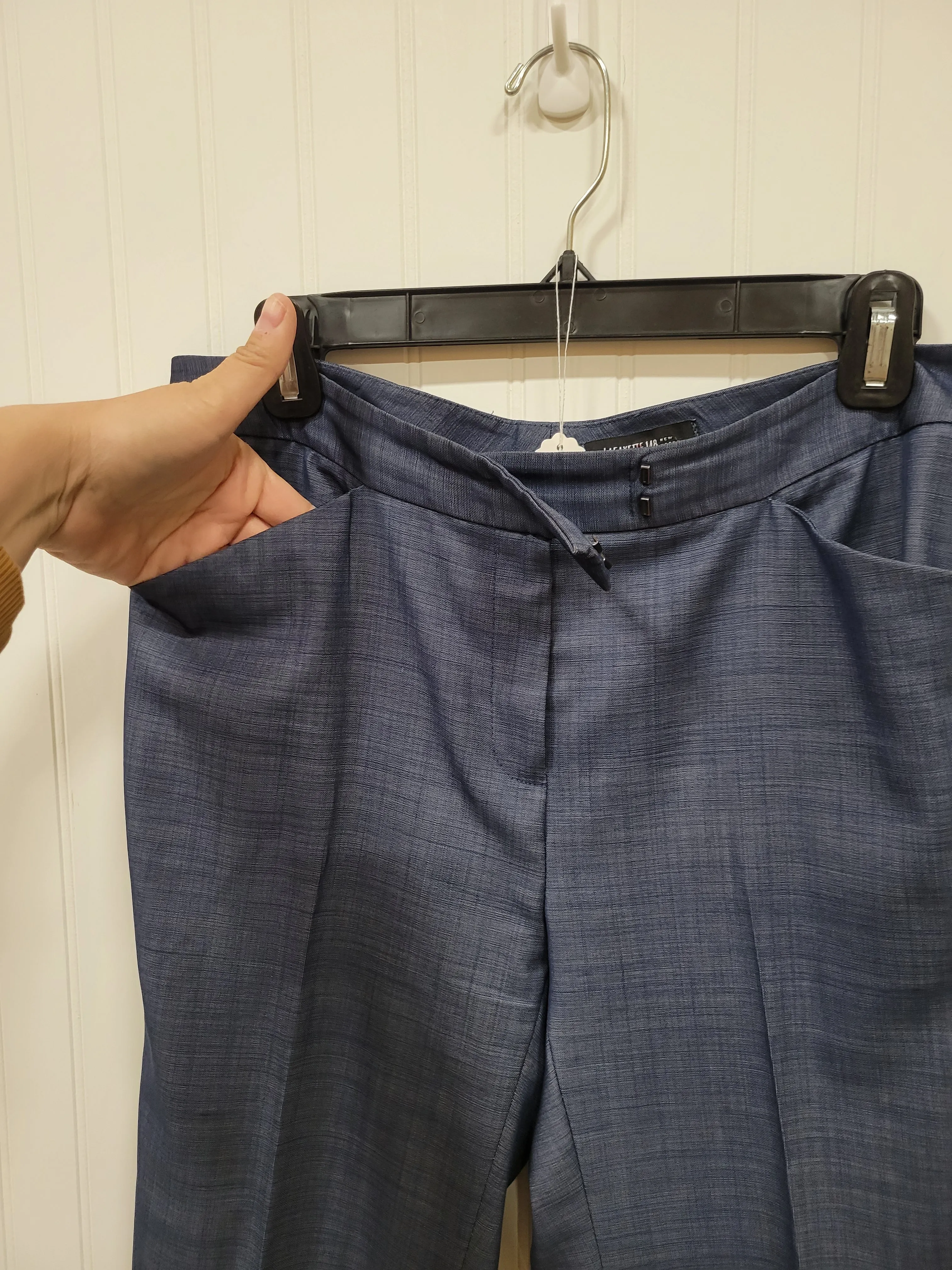 Lafayette 148 New York Blue Dress Pants