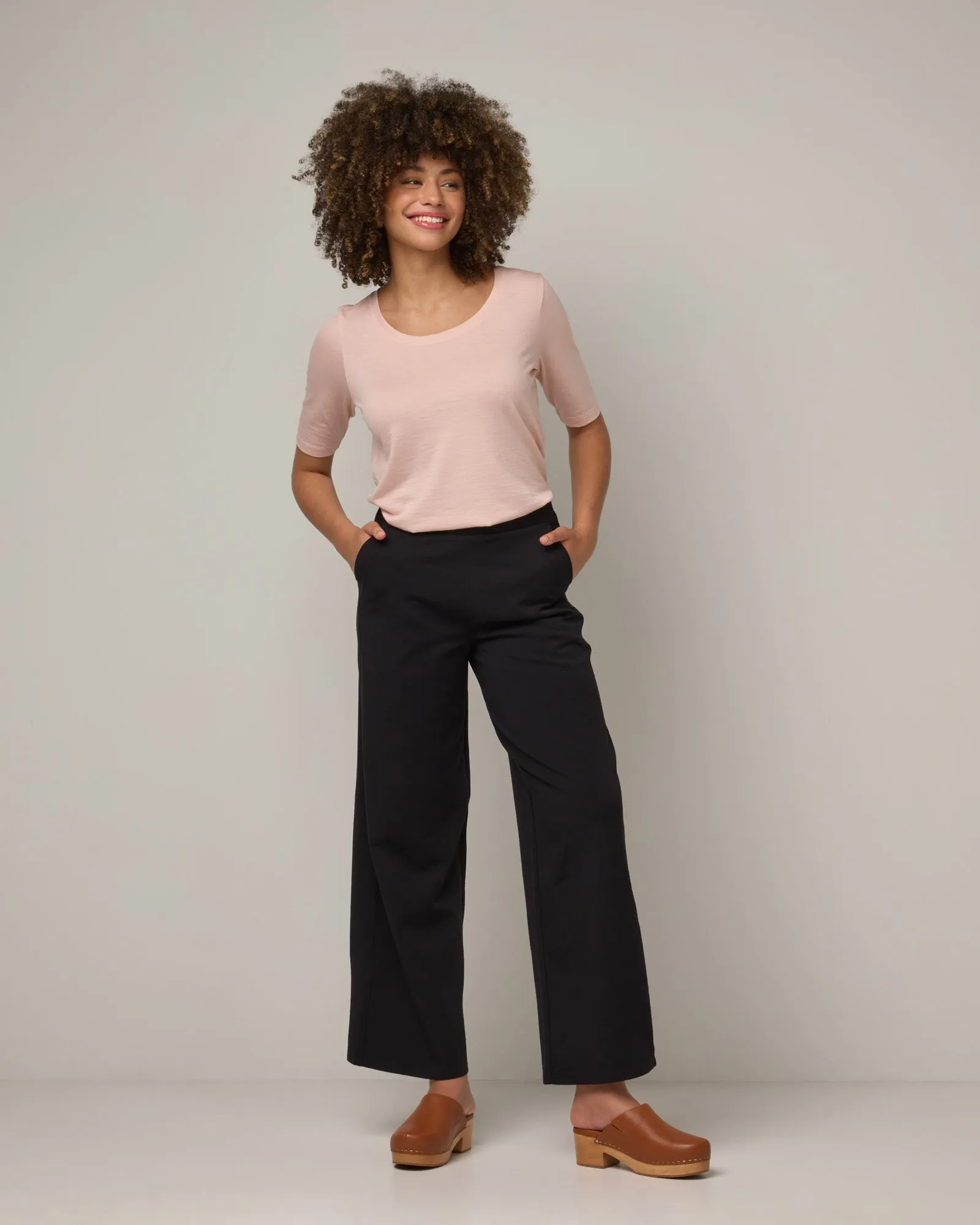 Lane Wide Leg Ponte Pant (Coming Soon)