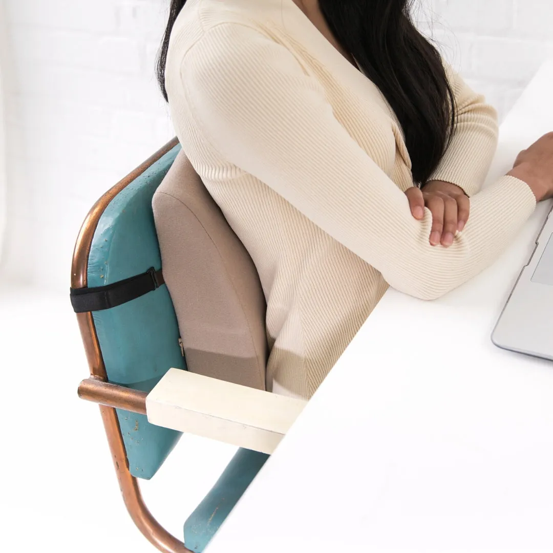 Large Office Backrest With Adjustable Strap