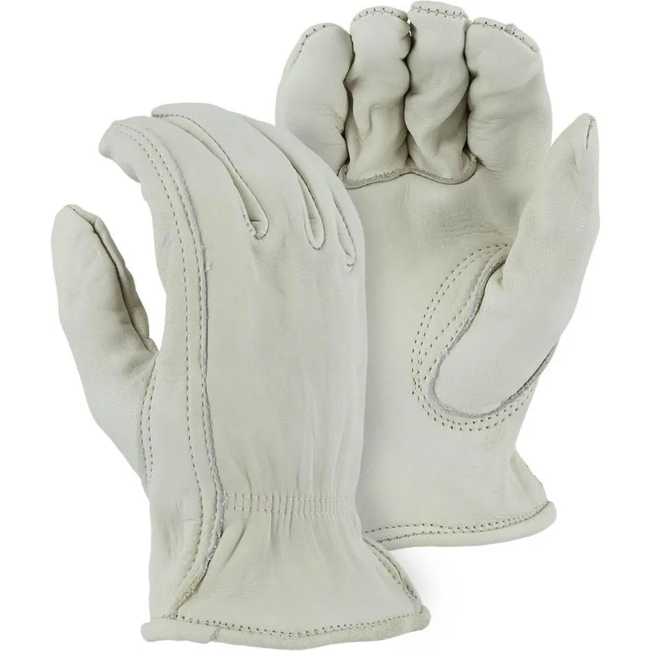 Leather Drivers Glove - Keystone, Shirred Back (PK 12 Pairs)