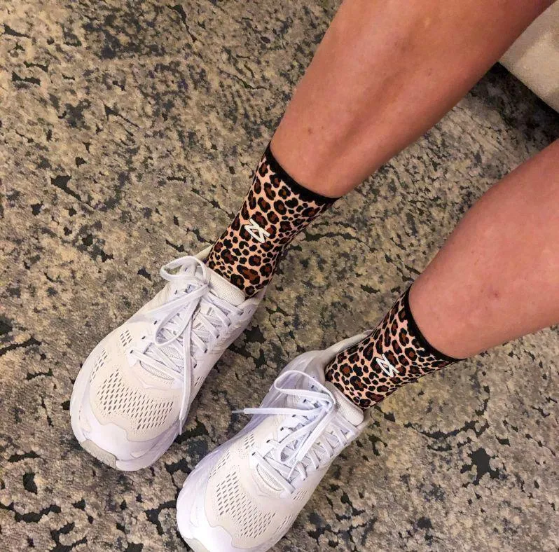 Leopard Socks (Mini-Crew)