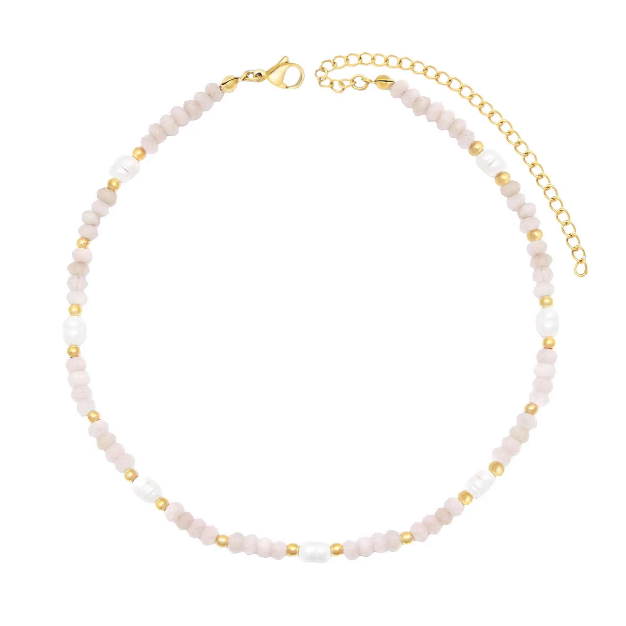 Lila Pearl Choker