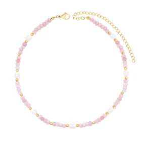 Lila Pearl Choker