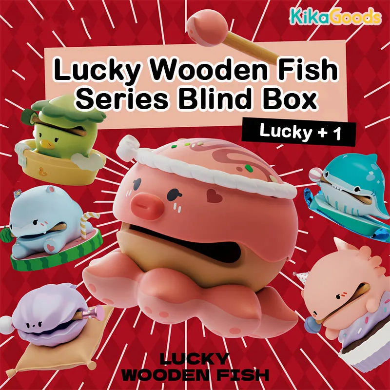 Lucky Wooden Fish Series Blind Box