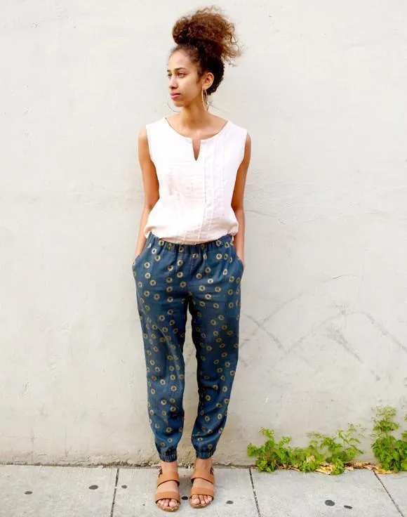 Luna Pants Paper Pattern  XXS, XS, S, M, L, XL& Plus Sizes 1-5