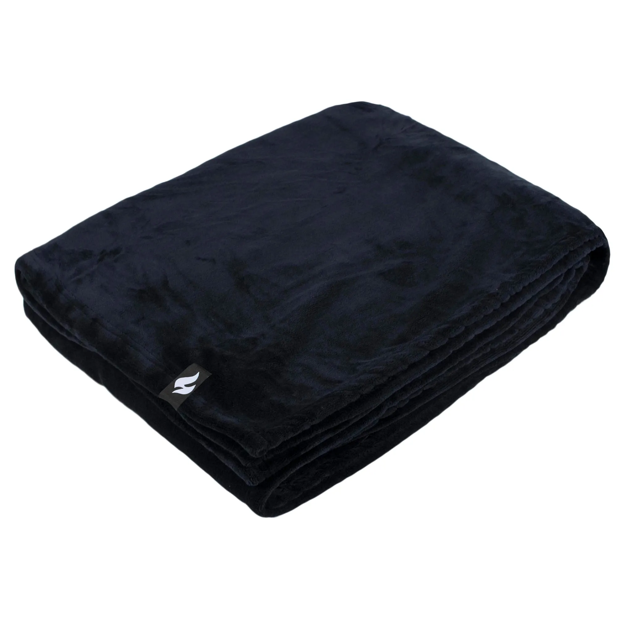 Luxury Fleece Thermal Blanket/Throw 180cm x 200cm - Black