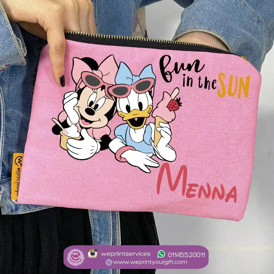 Makeup & Pencil Case-Minnie Mouse -Summer