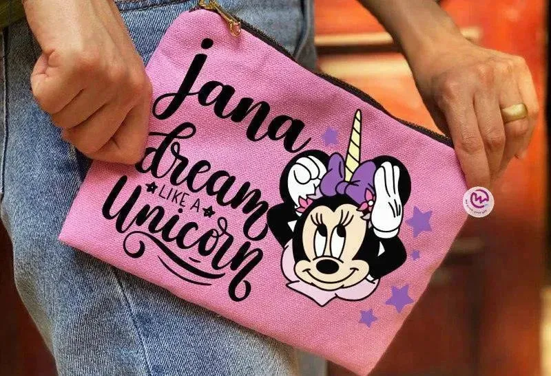 Makeup & Pencil Case- Minnie Mouse