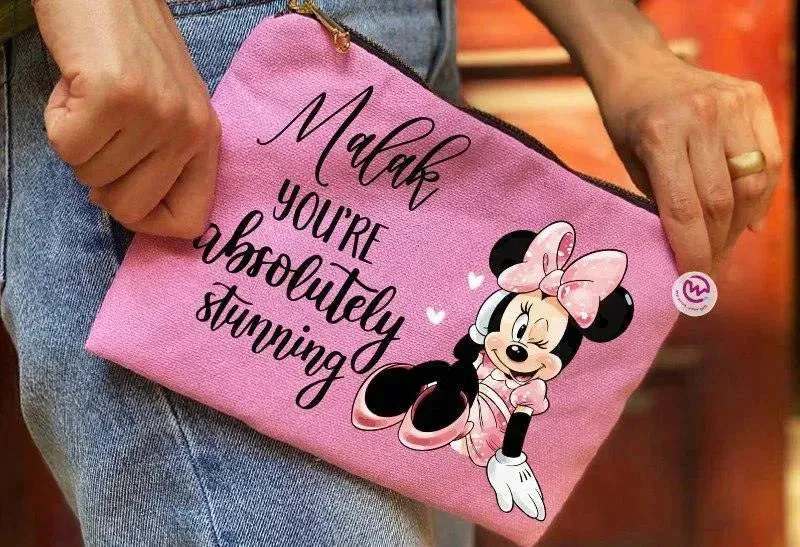 Makeup & Pencil Case- Minnie Mouse