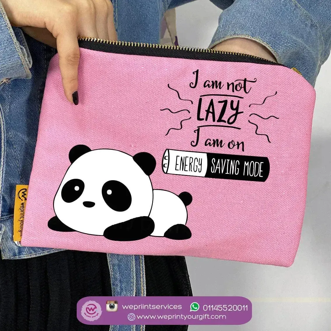 Makeup & Pencil Case-Panda