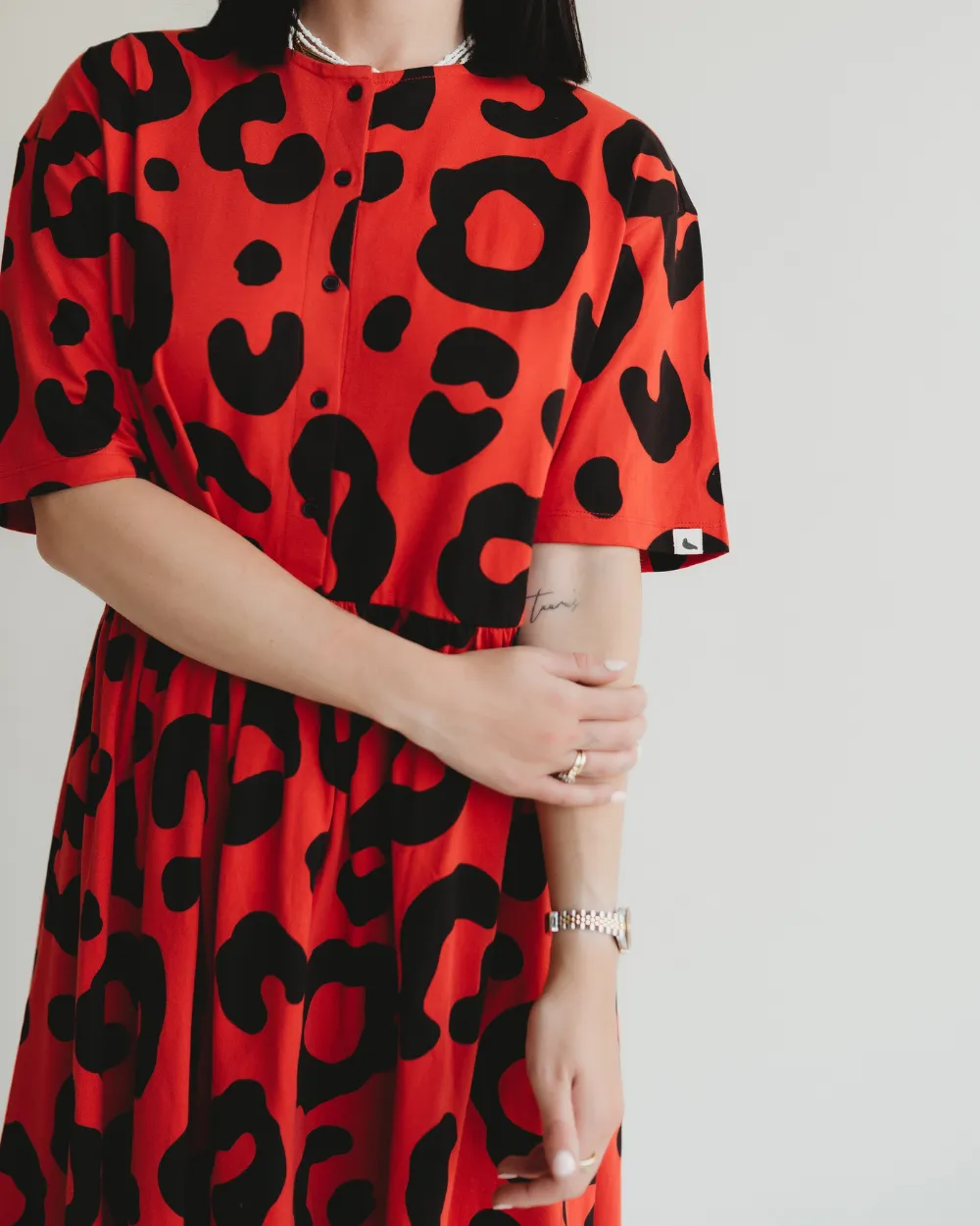 Matilda Oversized Animal Print Dress