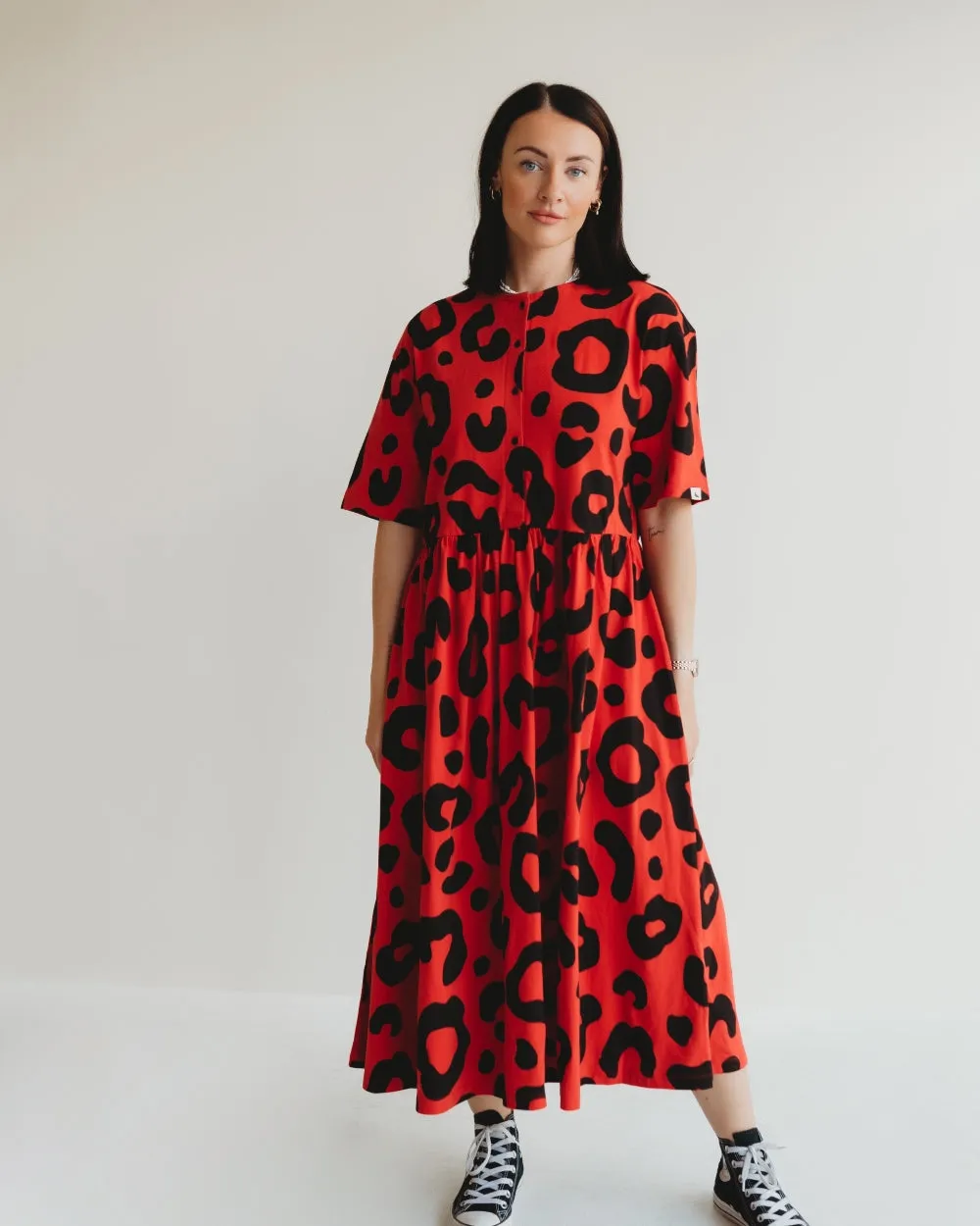 Matilda Oversized Animal Print Dress