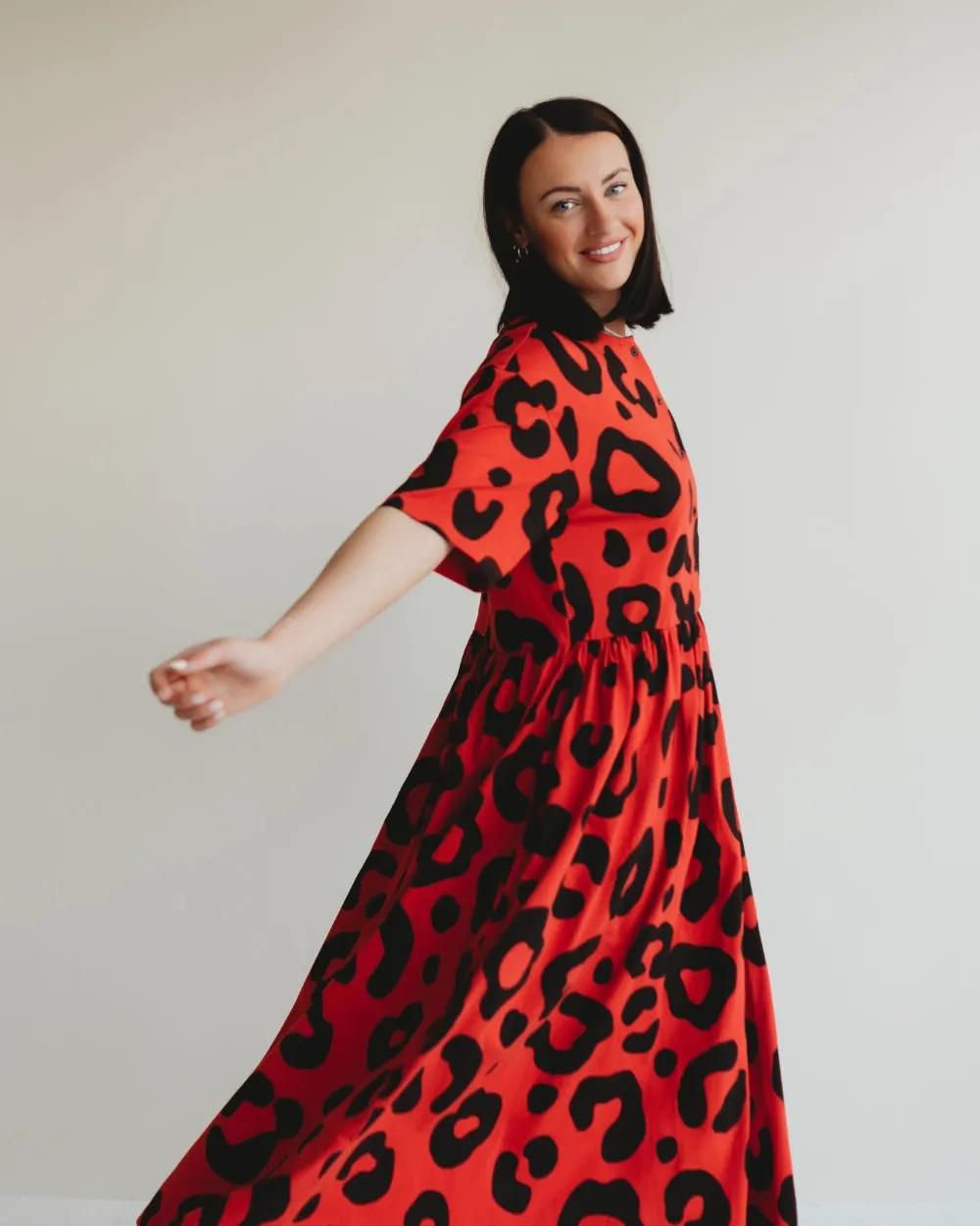 Matilda Oversized Animal Print Dress