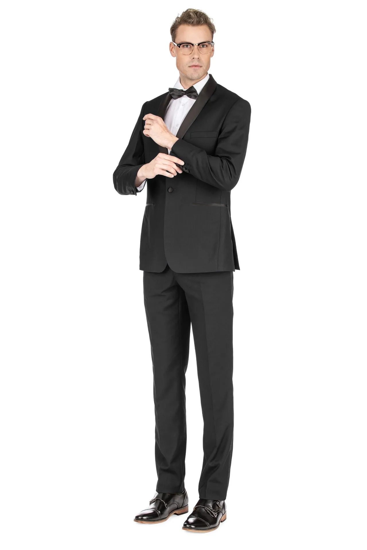 Men's Premium Slim Fit Shawl Lapel Tuxedo