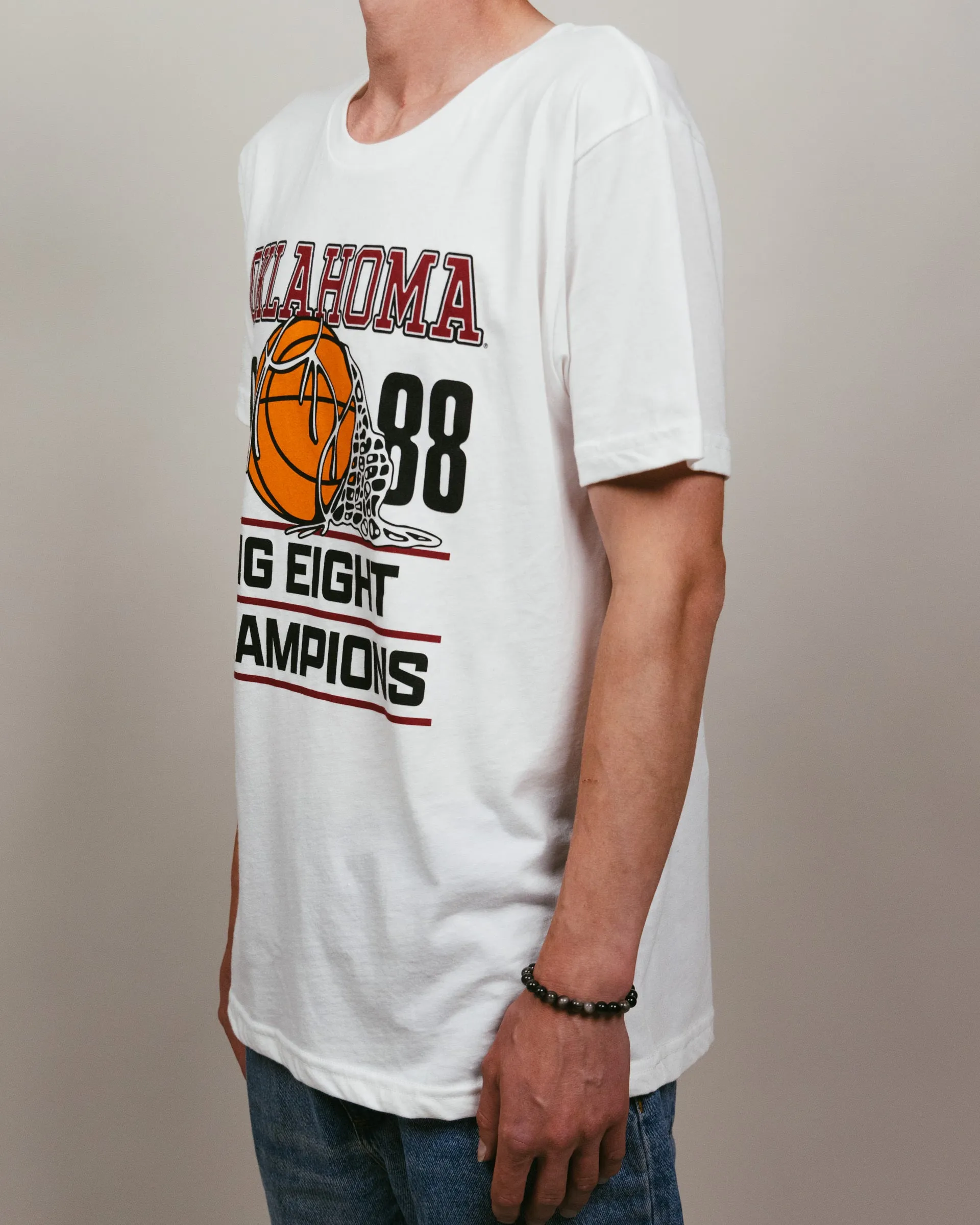 OU Sooners 1988 Basketball Champs White T-Shirt