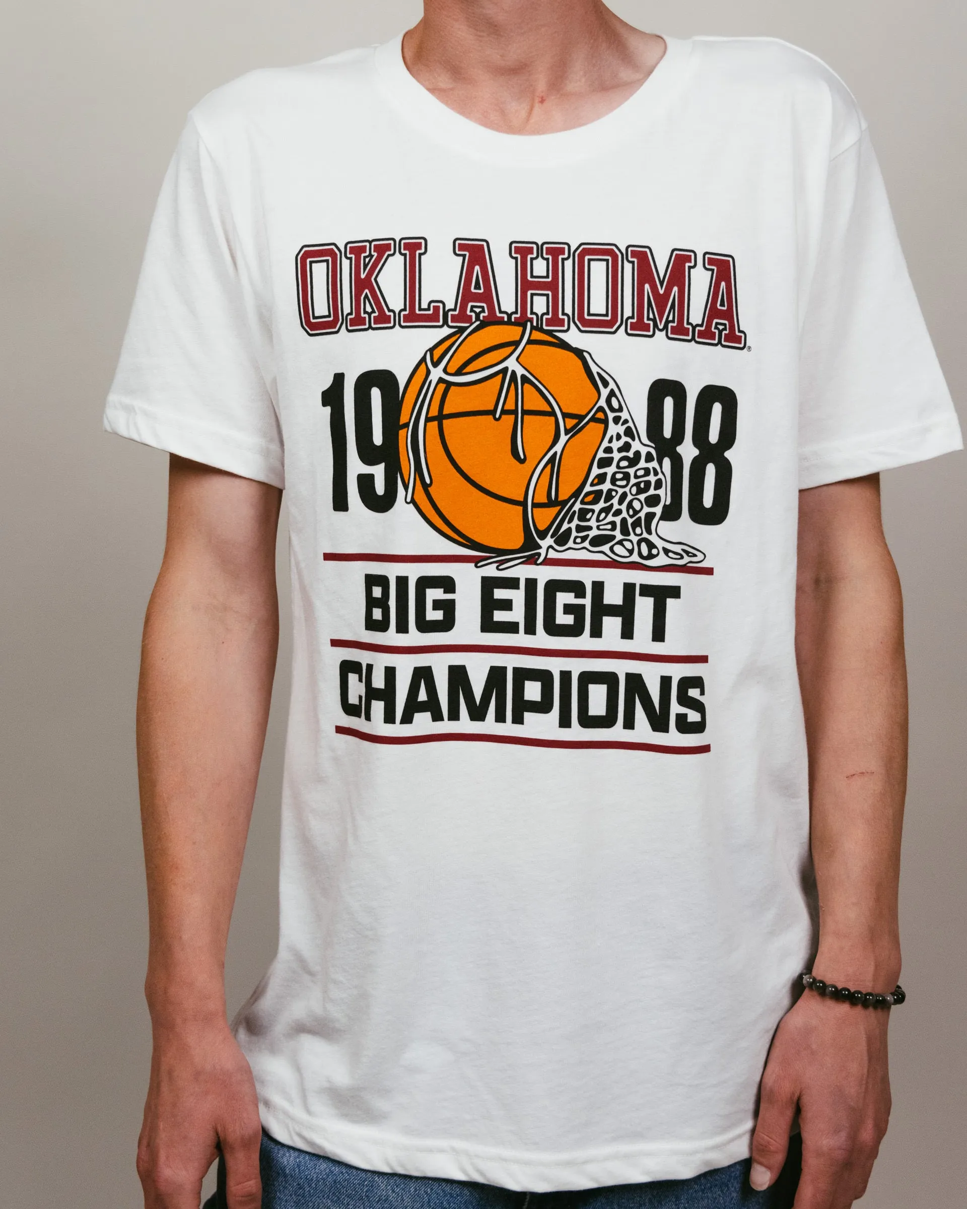 OU Sooners 1988 Basketball Champs White T-Shirt