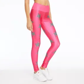 Pink Moroccan Stars Leggings