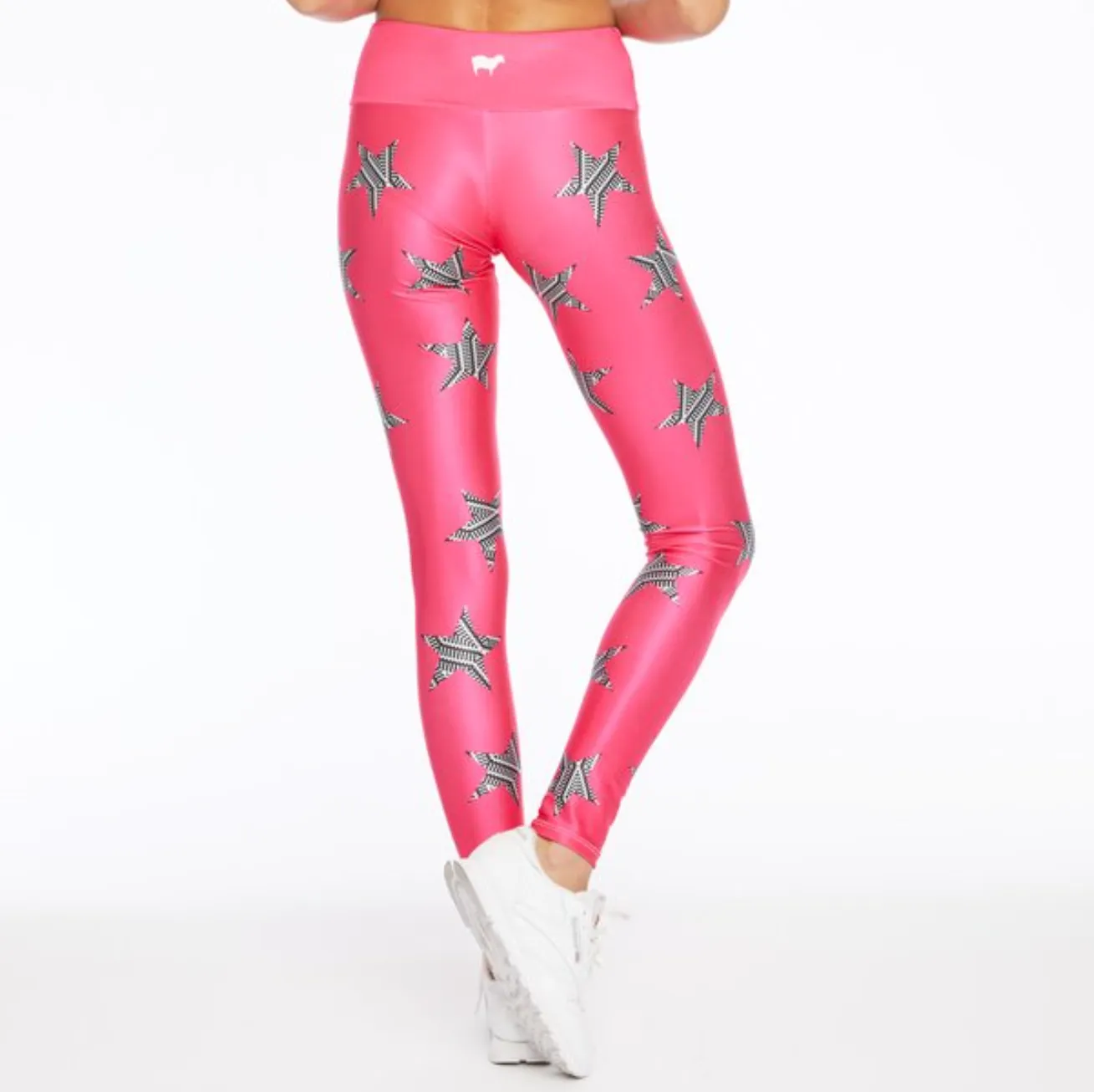 Pink Moroccan Stars Leggings