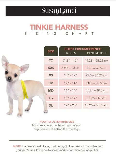 Pink Velvet Tinkie Harness